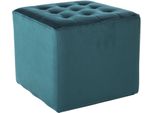 Pouf Imbottito Alfons - Turchese