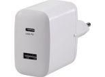 Voltcraft UC-2ACX001 VC-11501480 Caricatore Usb Presa Di Corrente Corrente Di Uscita (Max.) 3000 Ma 2 X Usb, Presa USB-C Alimentazione Usb