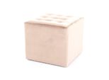 Pouf Imbottito Alfons - Beige Scuro