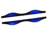 Paraurti Delle Porte, Riflettori Blu, 2 Pezzi.