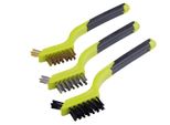 Set Di 3 Spazzole - Nylon, Ottone, Acciaio Inox