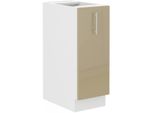 Mobile Estraibile Lajla - Larghezza 30 Cm, Cappuccino / Bianco