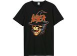 Amplified - Maglietta "Halloween Skull"" Per Uomo/Donna Unisex GD3641 (3XL) (Nero)"