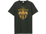 Amplified - Maglietta "Crest 50Th"" Per Uomo/Donna Unisex GD3940 (M) (Charcoal/Gold)"