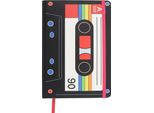 Something Different - Quaderno A Cassette "Retro"", A5 SD10458 (Formato Unico) (Nero/Bianco/Rosso)"