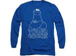 Sesame Street - Maglietta "Touch Cookie"" Per Uomo/Donna Unisex, Manica Lunga TV21270 (M) (Blu Royal)"