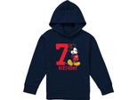 Disney - Maglia Con Cappuccio Per Bambini, 7° Compleanno TV22250 (116) (Marina)