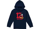 Disney - Maglia Con Cappuccio Per Bambini, 12° Compleanno TV22265 (116) (Marina)