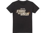 Star Trek - Maglietta "Strange New Worlds"" Per Uomo/Donna Unisex TV21842 (5XL) (Nero)"