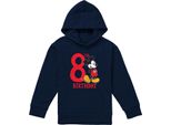 Disney - Maglia Con Cappuccio Per Bambini, 8° Compleanno TV22283 (116) (Marina)