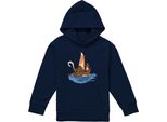 Moana - Felpa Con Cappuccio "Voyage"" Per Bambini TV22532 (116) (Navy)"