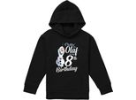 Frozen - Felpa Con Cappuccio "Chillin Like Olaf"" Per Bambini, 8° Compleanno TV22576 (116) (Nero)"