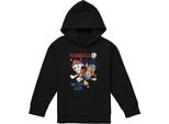 Paw Patrol - Felpa Con Cappuccio "Ruff Ruff Rescue"" Per Bambini, Screziata TV22574 (116) (Nero)"