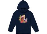 Disney Princess - Felpa Con Cappuccio Per Bambini TV22599 (152-158) (Navy)