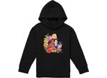 Disney Princess - Felpa Con Cappuccio Per Bambini TV22599 (152-158) (Nero)