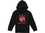 Capitan America - Felpa Con Cappuccio Per Bambini, Pullover TV22705 (116) (Nero)