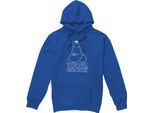 Sesame Street - Felpa Con Cappuccio "Touch Cookie"" Per Uomo/Donna Unisex TV22860 (S) (Blu Reale)"