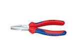 Knipex 20 05 140 Workshop Flat Nose Pliers Straight Chromium-Vanadium Electric Furnace Steel 140 Mm
