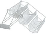 Metaltex Up And Down Rekje 33X28X22 Cm Zilver