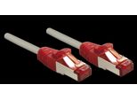 Lindy - Cavo Crossover - Da RJ-45 (M) A RJ-45 (M) - 30,0 M - Sftp, Pimf - Cat 6E - Senza Gancio - Grigio (47845)