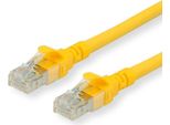 Roline - Cavo Patch - RJ-45 (M) Bis RJ-45 (M) - 20 M - Utp - Cat 6A - Alogeno, Geformt, Verseilt - Gelb (21.15.272