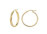 Paar Creolen "375/- Gelbgold 22Mm", Gelb, Fascination By Ellen K., Ohrringe, Damen, One-Size, Gold