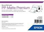 Epson Premium - Polipropilene (Pp) - Opaco - Adesivo Acrilico Permanente - 105 X 152 Mm 185 Etichette (1 Rotolo) (7113701)