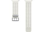 Samsung Marine Band ET-SNL70 Per Galaxy Watch Ultra, Band, Smartwatch, Bianco, Samsung, Galaxy Watch Ultra, Nitrile, Nylon, Gomma