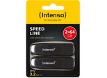 Intenso 3533494 Chiavetta Usb 64 Gb Usb Type-A 3.2 Gen 1 (3.1 Gen 1) Nero
