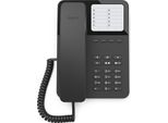 Gigaset Desk 400, Telefono Analogico, Telefono Con Filo, 10 Voci, Nero