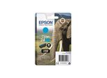 Original Epson Expression Photo XP-860 (C13T24324012 / 24XL) Druckerpatrone Cyan