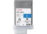 Original Canon Imageprograf Ipf 765 (0896B001 / PFI-102C) Druckerpatrone Cyan