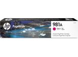 Original Hp Pagewide Managed Color Flow Mfp E 58650 Z (J3M69A / 981A) Druckerpatrone Magenta