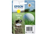 Original Epson Workforce Pro WF-3725 Dwf (C13T34644010 / 34) Druckerpatrone Gelb