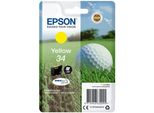 Original Epson Workforce Pro WF-3720 Dwf (C13T34644010 / 34) Druckerpatrone Gelb