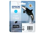 Original Epson T7602 (C13T76024010) Druckerpatrone Cyan