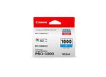 Original Canon Imageprograf Pro 1000 (0547C001 / PFI-1000C) Druckerpatrone Cyan
