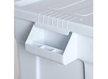 Contenitore Con Coperchio, Bianco, Adatto Per 2 X Gn 1/1 (150 Mm)