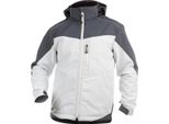 Dassy® Jakarta Giacca Softshell Bicolore White/Cement Grey Taglia L Lunghezza: Standard