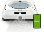 Irobot Braava Jet M6 M6134 Robot Pulitore, Angolare, Bianco/Blu