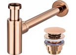 Sifone Klik-Klak Per Lavabo Klik-Klak Universale Rose Gold