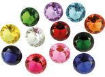 Eduplay 130245 Diamanti Decorativi 60 Mm, 16 Pezzi (Colore Casuale, 1 Set)