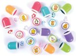 Eduplay 130234 Timbro Per Animali, Plastica Ø 2,9 X 4,5 Cm, Multicolore, 10 Pezzi (1 Set)