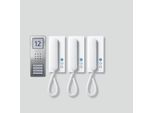 Siedle Set Ca 812-3 E/W Edelstahl - Weiß (210008740-00)