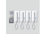 Siedle Set Ca 812-4 E/W Edelstahl - Weiß (210008741-00)