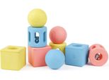 Trio Di Sonagli Geometrici Hape - Giocattolo Sensoriale Per Bambini