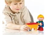 Tolo Gioca Con La Figura Dell'operaio Edile Con Carriola - Primi Amici - Giocattolo Educativo