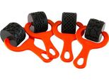 Eduplay 370008 Set Di Rulli Per Pittura E Modellazione 2, 15,5 X 9 X 6 Cm, Rosso/Nero, 4 Pezzi (1 Set)
