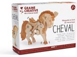 Graine Creative Cavallo Meccanico In Legno 3D Kit - Giocattolo Educativo