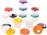 Eduplay 240249 Set Di Tazze Con Pennello (Confezione Da 10)